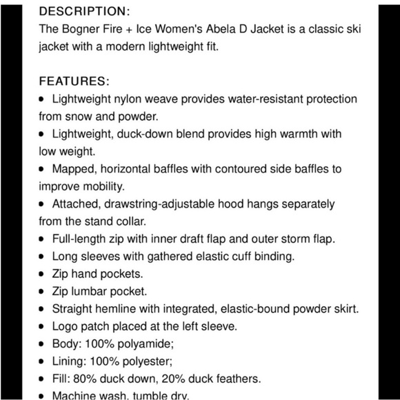 BOGNER FIRE & ICE ABELA-D SKI JACKET - Picture 4 of 15